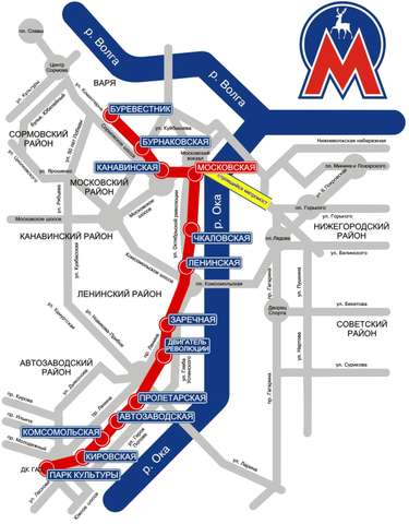 Схема метрополитена (карта метро)